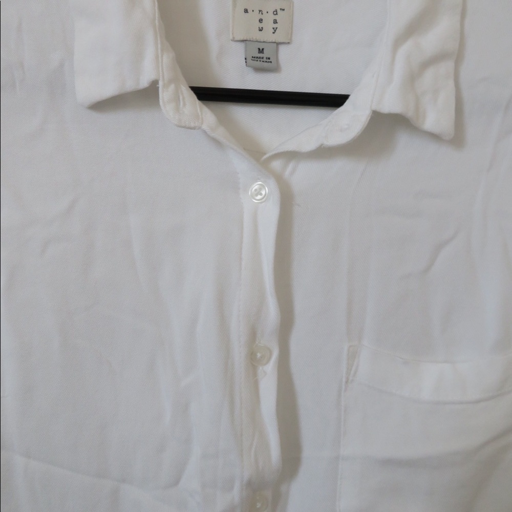 White Button Up - Picture 2 of 2